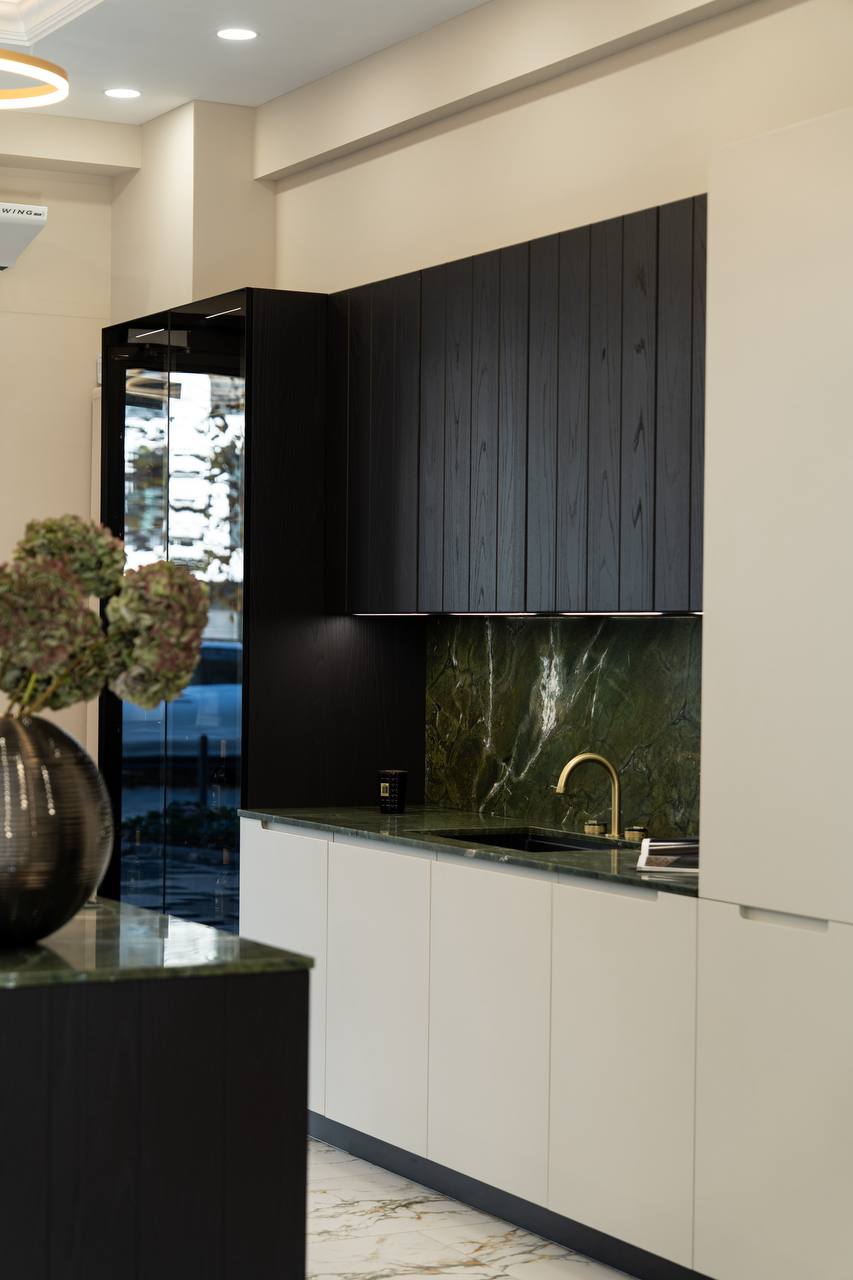 Luksusowa kuchnia na zamówienie Aurora Cucine – Bellissimo Home, Bulwary Książęce (Wrocław, Kępa Mieszczańska, 500m od Rynku).